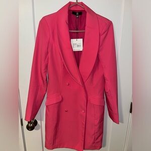 PINK BNWT MISSGUIDED BLAZER DRESS